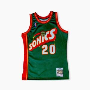 Seattle SuperSonics Gary Payton 1996 Green Swingman Jersey